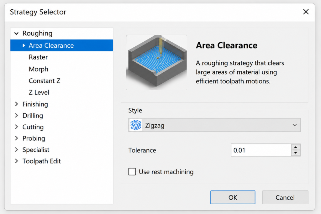 Strategy and Settings (Style)_Area Clearance